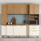 Cozinha Compacta 11 Portas 2 Gavetas Para 1 Forno B126