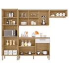 Cozinha Compacta 12 Portas E 1 Gaveta Freijó