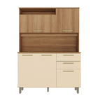 Cozinha Compacta 130 70cm 5 Portas E 2 Gavetas Com Tampo 352