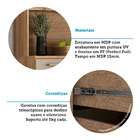 Cozinha Compacta 130 70cm 5 Portas E 2 Gavetas Com Tampo 352