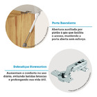 Cozinha Compacta 130 70cm 5 Portas E 2 Gavetas Com Tampo 352