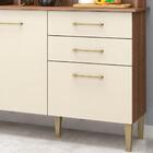 Cozinha Compacta 162 Cm 5 Portas C303 Fell