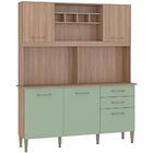 Cozinha Compacta 162 Cm 5 Portas C303 Fell