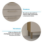 Cozinha Compacta 165,40cm 7 Portas E 2 Gavetas Com Tampo 353