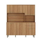 Cozinha Compacta 165 40cm 7 Portas E 2 Gavetas Com Tampo 353