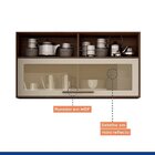 Cozinha Compacta 1 Armário Aéreo 1 Balcão E 1 Paneleiro Salva