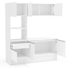 Cozinha Compacta 1 Armário Aéreo 1 Torre Quente 1 Balcão Évor