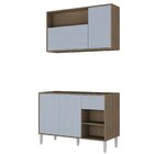 Cozinha Compacta 1 Balcão 1 Armário Aéreo Inovatta Hecol Móve