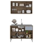 Cozinha Compacta 1 Balcão 1 Armário Aéreo Inovatta Hecol Móve