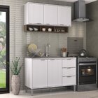 Cozinha Compacta 1 Balcão 1 Armário Aéreo Inovatta Hecol Móve