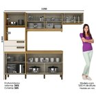 Cozinha Compacta 1 Balcão 1 Armário Alto 1 Armário Aério 7 Po