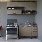 Cozinha Compacta 1 Balcão Para Pia 1 Armário Aéreo Caiena The