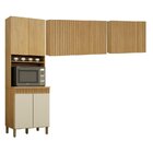 Cozinha Compacta 1 Paneleiro E 2 Armários Aéreos Dakota Cinam