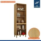 Cozinha Compacta 1 Paneleiro E 2 Armários Aéreos Dakota Cinam