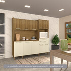 Cozinha Compacta 200cm 10 Portas E 2 Gavetas Com Tampo 355 Lu