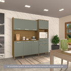 Cozinha Compacta 200cm 10 Portas E 2 Gavetas Com Tampo 355 Lu