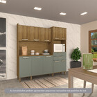 Cozinha Compacta 200cm 10 Portas E 2 Gavetas Com Tampo 355 Lu