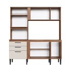 Cozinha Compacta 208cm X 185cm Compactas Freijó/off White