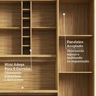 Cozinha Compacta 222cm Com 8 Portas 1 Gaveta E Mini Adega 100