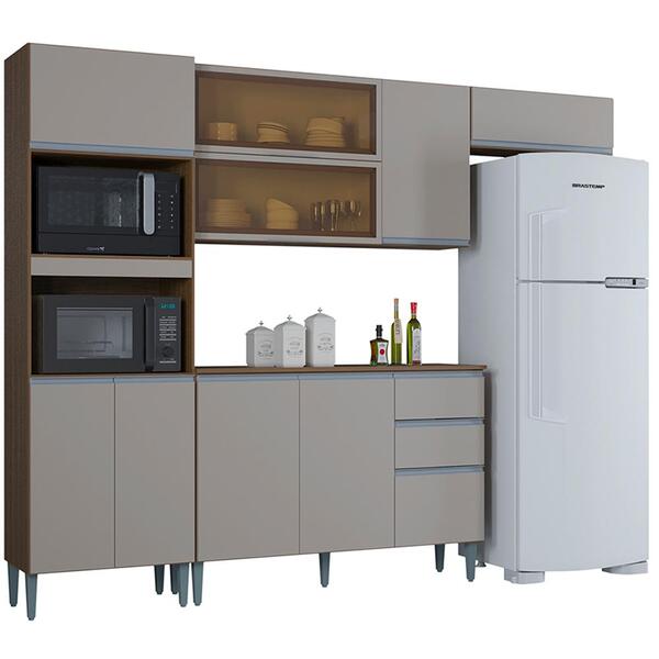 Cozinha Compacta 250 Cm Balcao 705 Poqq