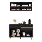 Cozinha Compacta 2 Pç C/ Armário E Balcão Mp3688 Veneza Gb Pr