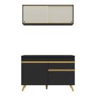 Cozinha Compacta 2 Pç C/ Armário E Balcão Mp3688 Veneza Gb Pr