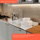 Cozinha Compacta 2 Peças 100% Mdf Americana Cinza