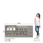 Cozinha Compacta 2 Peças 100% Mdf Com Tampo Para Cooktop Amer