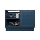 Cozinha Compacta 2 Peças 3 Portas 3 Gavetas Sevilha Azul Ório