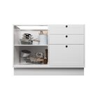 Cozinha Compacta 2 Peças 3 Portas 3 Gavetas Sevilha Branco Ár