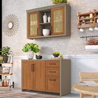 Cozinha Compacta 2 Peças 4 Portas 3 Gavetas Ratan Camponesa 1