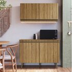 Cozinha Compacta 2 Peças 4 Portas One  Verde Bellagio