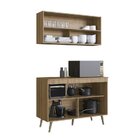 Cozinha Compacta 2 Peças 4 Portas One  Verde Bellagio