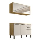 Cozinha Compacta 2 Peças 5 Portas 2 Gavetas Bella Sallêto Móv