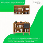 Cozinha Compacta 2 Peças 5 Portas 2 Gavetas Paris Sallêto Móv