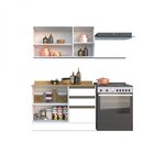 Cozinha Compacta 2 Peças 6 Portas 2 Gavetas Amanda Sallêto Mó