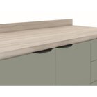 Cozinha Compacta 2 Peças 6 Portas 2 Gavetas Firenze Avena Tou