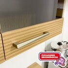 Cozinha Compacta 2 Peças Armário 4 Portas Sem Balcão 4 Portas