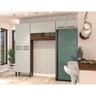 Cozinha Compacta 2 Peças Armário 4 Portas Sem Balcão Nala Nog