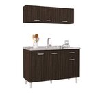 Cozinha Compacta 2 Peças Balcão Para Pia 3 Portas 1 Gaveta Co