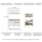 Cozinha Compacta 2 Peças Com Leds Mp2012 Veneza Up Multimóvei