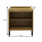 Cozinha Compacta 2 Peças Com Tampo De 25mm Magnolia Mel/branco