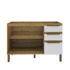 Cozinha Compacta 2 Peças Com Tampo De 25mm Magnolia Mel/branco