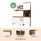 Cozinha Compacta 2 Peças E 2 Prateleiras 7 Portas 2 Gavetas 1