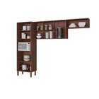 Cozinha Compacta 2 Peças Torre Quente 4 Portas Sem Balcão 4 P