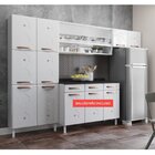 Cozinha Compacta 3 Peças 10 Portas 1 Nicho Mirage New Telasul