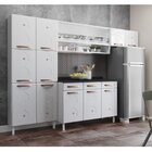 Cozinha Compacta 3 Peças 10 Portas 1 Nicho Mirage New Telasul