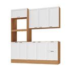 Cozinha Compacta 3 Peças 1 Aéreo 1 Balcão 1 Paneleiro Torre Q