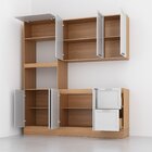 Cozinha Compacta 3 Peças 1 Aéreo 1 Balcão 1 Paneleiro Torre Q