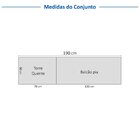 Cozinha Compacta 3 Peças 1 Paneleiro Duplo 1 Aéreo 1 Balcão S
